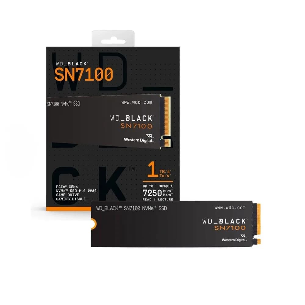 Western Digital WD_BLACK SN7100 NVMe SSD with a 1TB