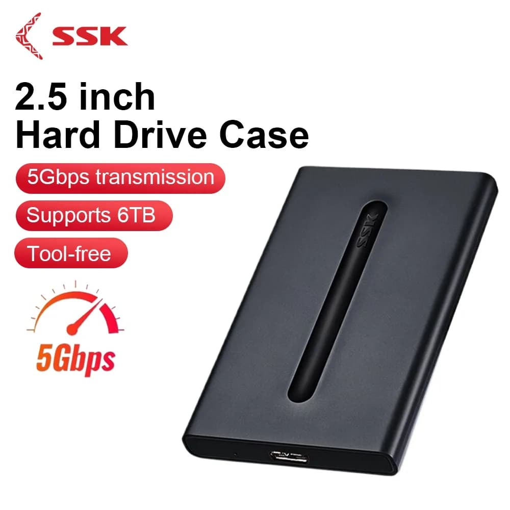 SSK SHE098 2.5" USB 3.0 SATA HDD/SSD enclosure