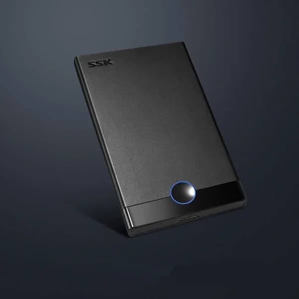 SSK Aluminum 2.5" Hard Drive Enclosure, model SHE090