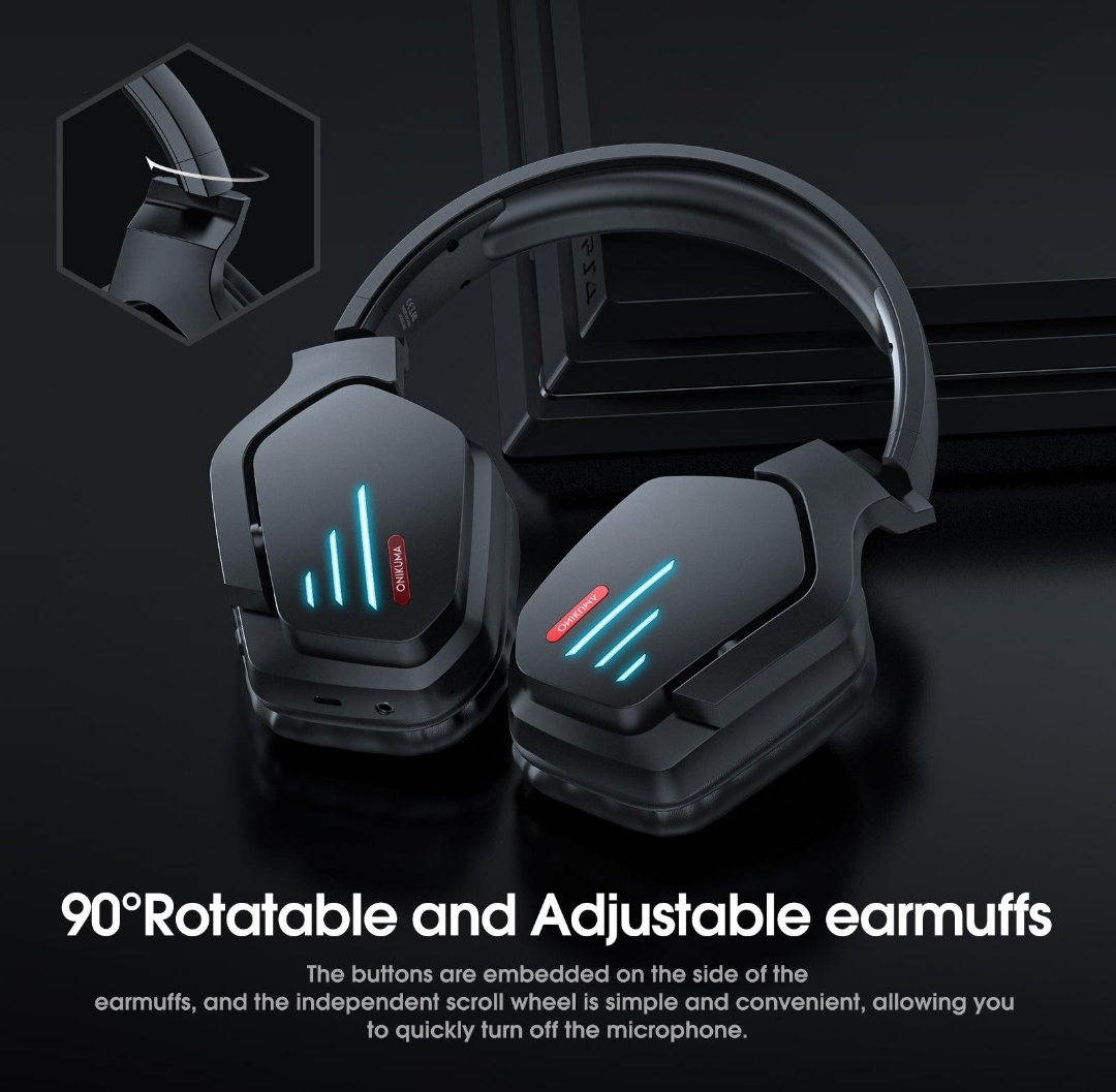 Onikuma B60 Wireless Bluetooth - صورة 2