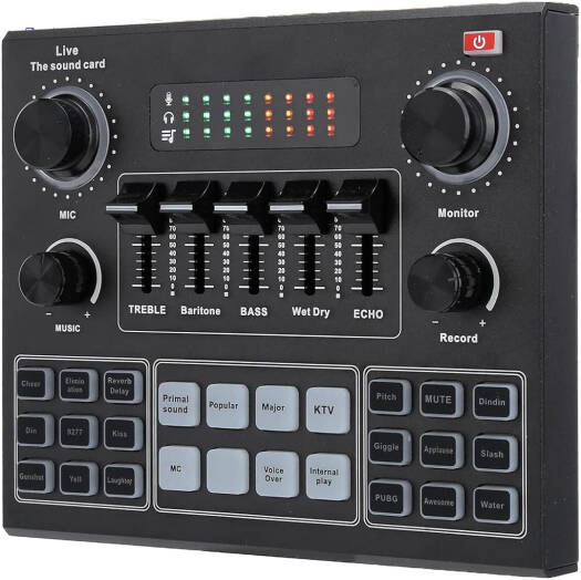 Bortony V9 Live Sound Card Mixer