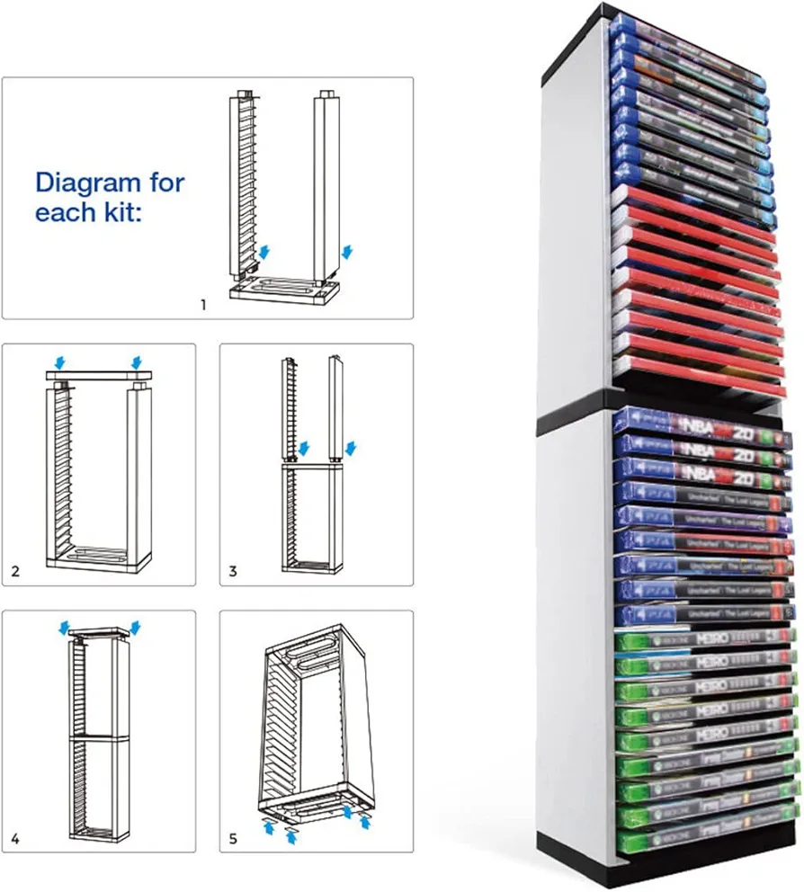 DOBE Storage Stand For Game Card Box - صورة 2