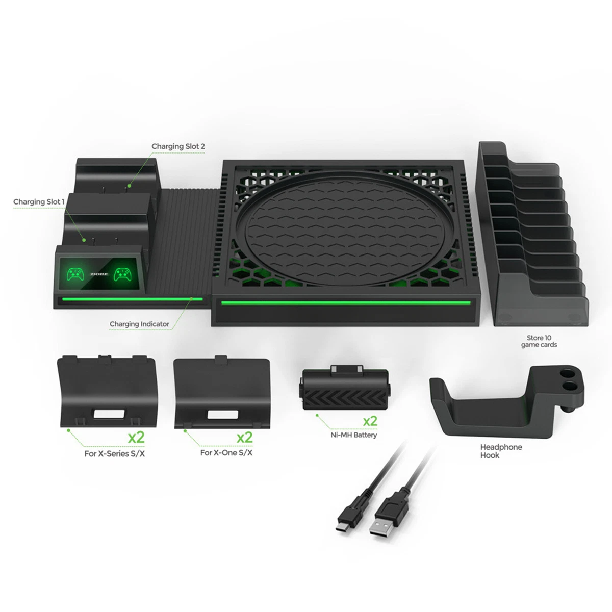 DOBE Multi-Function Charging Dock for Xbox Series X - صورة 2