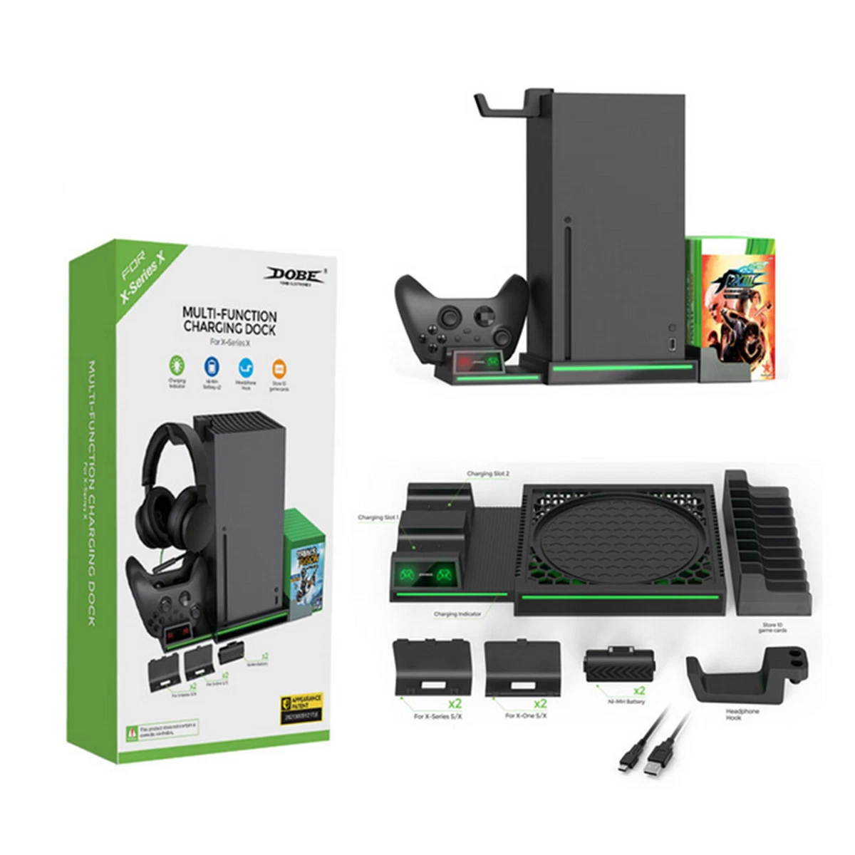 DOBE Multi-Function Charging Dock for Xbox Series X - صورة 3