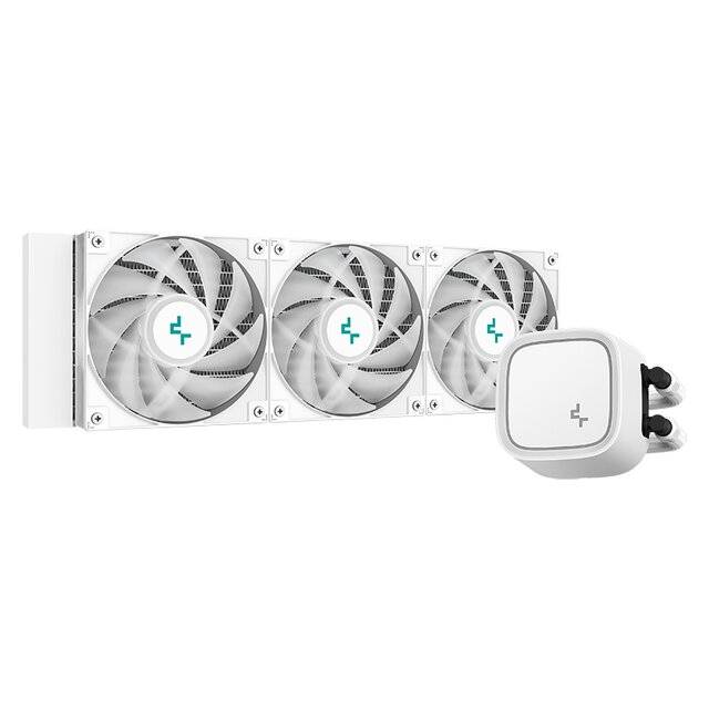 DeepCool LE720 360mm ARGB AIO Liquid CPU Cooler in white - صورة 4