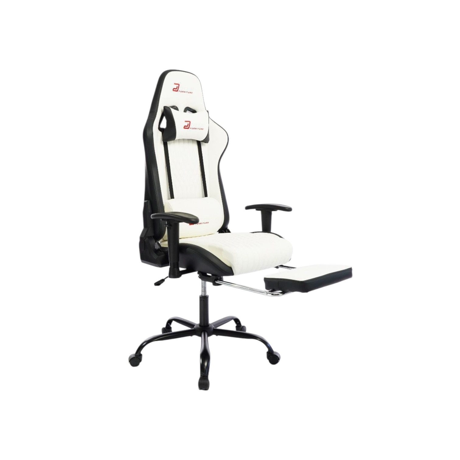 DEEP FURNITURE GAMING CHAIR - Black & White